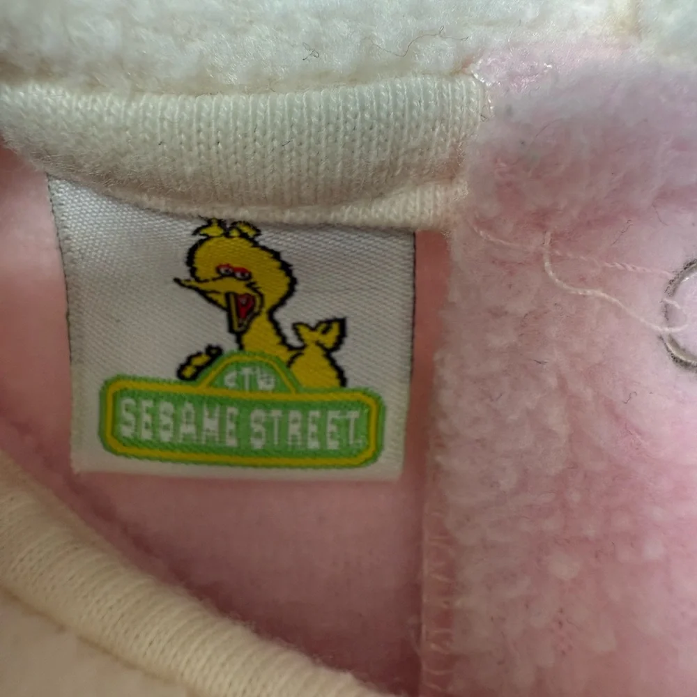 Vintage‎ Sesame Street Baby Girl 6 - 9 Months Fleece Outfit Set Shirt And Pants